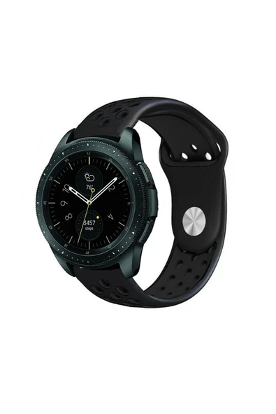 Huawei Watch GT 2 Sport (46mm ile Uyumlu Kordon 22 mm Delikli Spor Kayış
