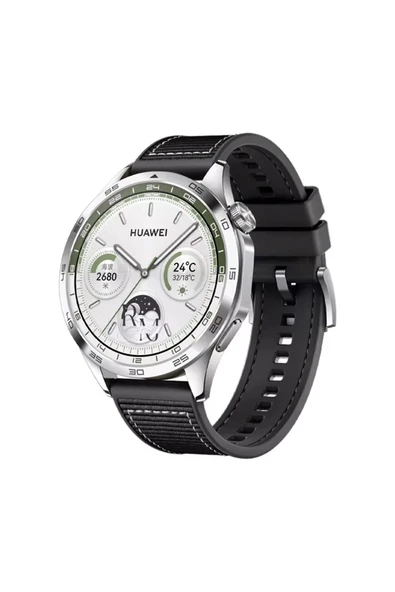 Huawei Watch GT5 46 mm GT5 Pro ile Uyumlu Kayış Dikiş Desenli 22 mm Jazzy Spor Kordon