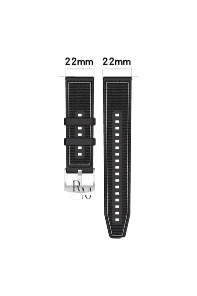 Huawei Watch GT5 46 mm GT5 Pro ile Uyumlu Kayış Dikiş Desenli 22 mm Jazzy Spor Kordon - Resim 7