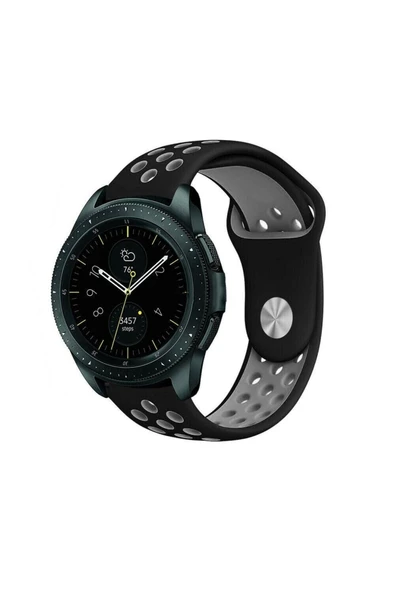 Huawei Watch GT4 46 mm ile Uyumlu Kordon 22 mm Delikli Spor Kayış