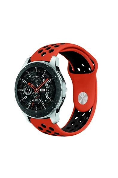 Huawei Watch GT 3 Elite 46mm ile Uyumlu Kordon 22 mm Delikli Spor Kayış