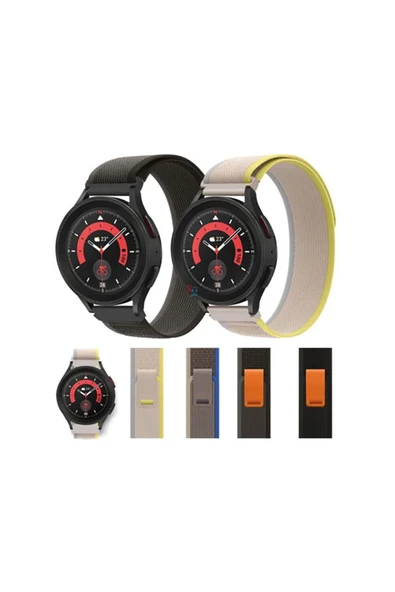 Samsung Galaxy Watch 6 44 mm ile Uyumlu Kordon 20 mm Trail Loop Kayış - 3
