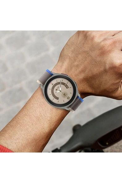 Samsung Galaxy Watch 6 40/44mm - Watch 6 Classic 43/47mm Uyumlu Kavisli Tasarım Trail Saat Kordonu - 5