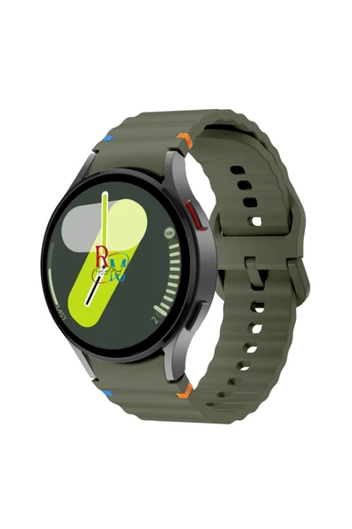 Samsung Galaxy Watch 4 5 Pro 6 7 Seri 40 44mm Classic 42 43 45 46 47mm Uyumlu Kavisli Spor Kordon