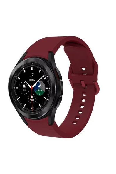 Samsung Galaxy Watch 7 44 mm Kayış Orijinal Kavis Tasarımlı Silikon Kordon