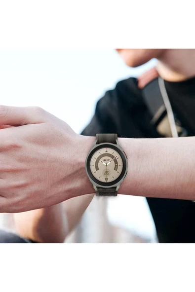 Samsung Galaxy Watch 6 40/44mm - Watch 6 Classic 43/47mm Uyumlu Kavisli Tasarım Trail Saat Kordonu - 3