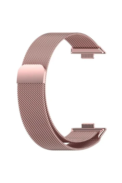 Huawei Watch Fit 3 Uyumlu Kordon Paslanmaz Metal Örgü Kayış Güçlü Mıknatıs - 3