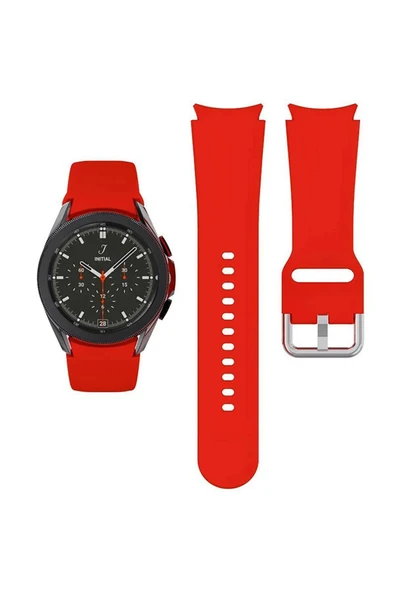 Samsung Galaxy Watch 7 40 mm Kayış Orijinal Kavis Tasarımlı Silikon Kordon
