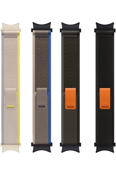 Samsung Galaxy Watch 6 40/44mm - Watch 6 Classic 43/47mm Uyumlu Kavisli Tasarım Trail Saat Kordonu - 4