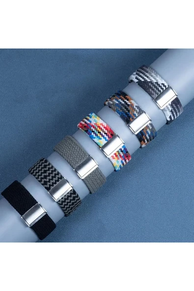 Huawei Watch Ultimate – Watch Buds Uyumlu 22mm Metal Klipsli Flexıble Kordon - Resim 4