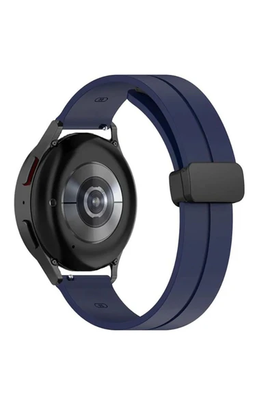 Samsung Galaxy Watch Active-Watch 3 41 mm Uyumlu Silikon Magnet Kordon(Güçlü Mıknatıs)