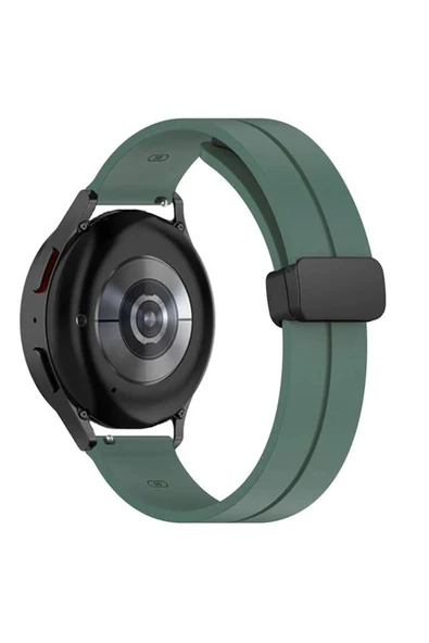 Huawei Watch GT3 42 mm-GT2 42 mm Uyumlu Silikon Magnet Kordon(Güçlü Mıknatıs)