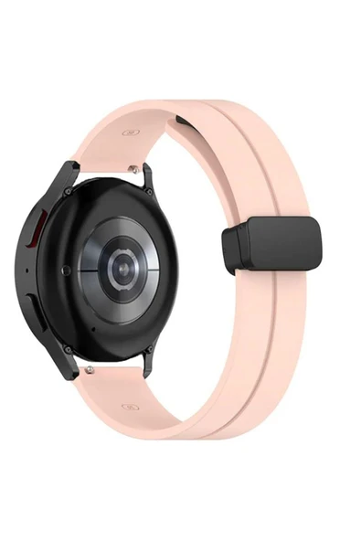 Xiaomi Mi Watch-Mi Watch Color Uyumlu 22 mm Silikon Magnet Kordon(Güçlü Mıknatıs)