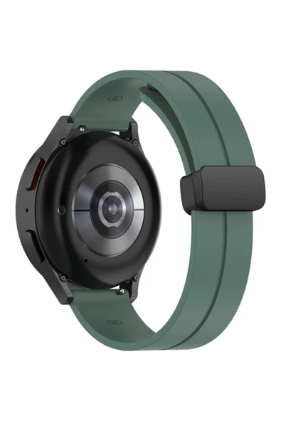 Samsung Galaxy Watch Active 2 40-44 mm Uyumlu 20 mm Magnetic Silikon Kordon