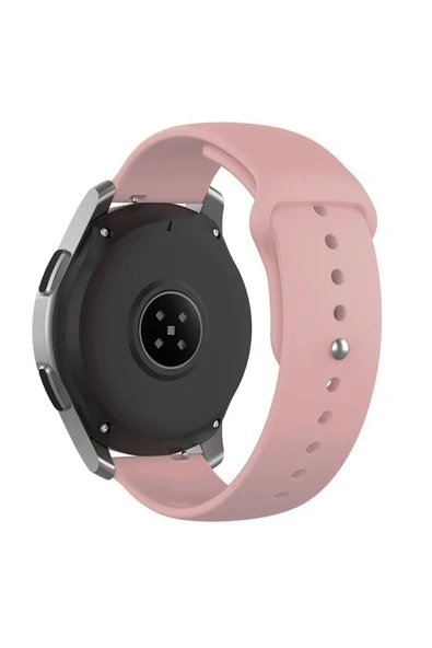 Huawei GT3 42 mm- Huawei GT2 42 mm Tam Uyumlu 20 mm Klasik Silikon Kordon