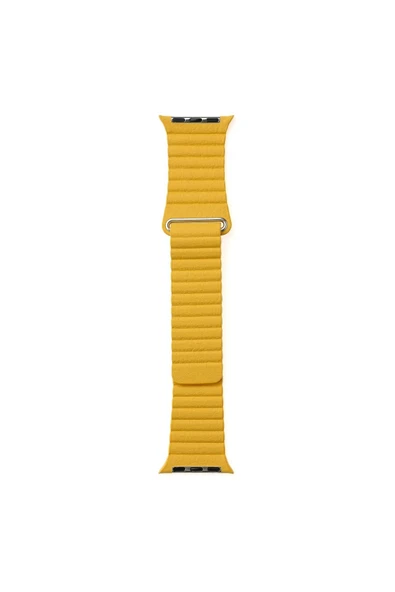 Apple Watch Magnet Deri Kordon 38-40-41mm (1 2 3 4 5 6 7 8 Se Tam Uyumlu) - 3