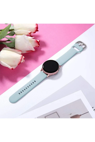 Samsung Galaxy Watch 46 Mm- Samsung Galaxy Watch 3 (45 Mm) Tokalı Akıllı Saat Kordonu 22 Mm - 5