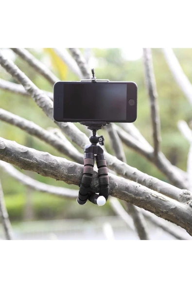 Tripod Mini Ahtapot Telefon Tutucu - 5