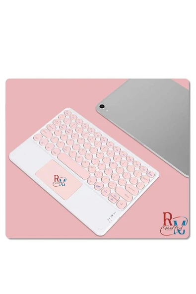 Tüm Cihazlarla (Apple-Samsung-Huawei-Xiaomi-Honor) Uyumlu Touchpadli Bluetooth Klavye - 2