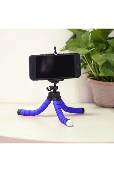 Tripod Mini Ahtapot Telefon Tutucu