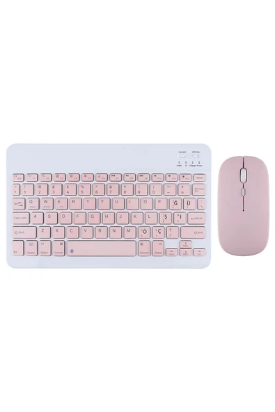 Samsung Galaxy Tab A9 Plus Tüm Seri İle Uyumlu Bluetooth Özellikli Klavye Mouse Set