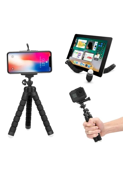 Tripod Mini Ahtapot Telefon Tutucu - 3