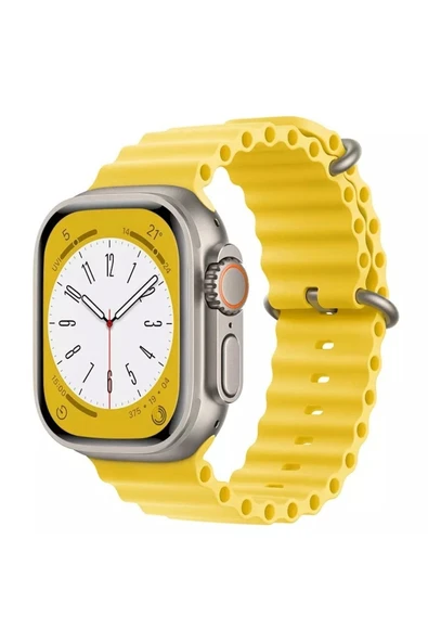 Watch Ultra 49 Mm Uyumlu Ocean Kordon 42mm/44mm/45mm Tam Uyumlu Kordon