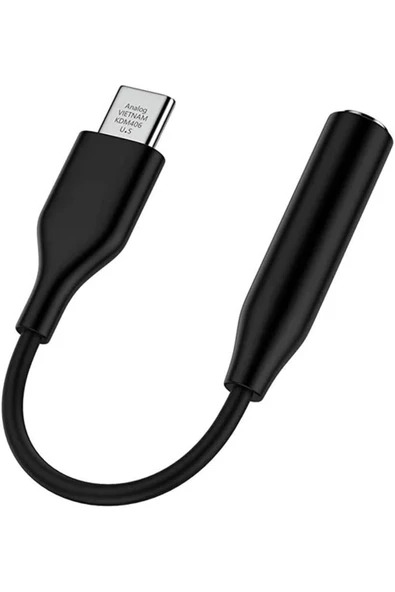 Type-c Girişli Tüm Cihazlarla Uyumlu Kablolu Kulaklık Çevirici Type-c To Headphone Jack Aux Çevirici - 2