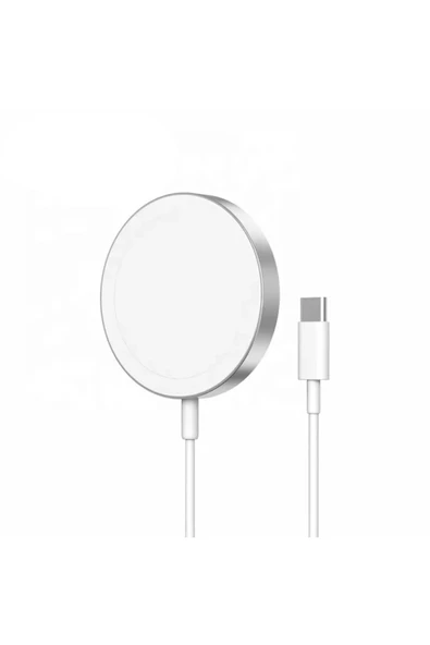 iPhone 15 Pro Max/iPhone 15 Pro/İphone 15/iPhone 15 Plus/iPhone 14 Seri Uyumlu Magsafe Şarj Aygıtı