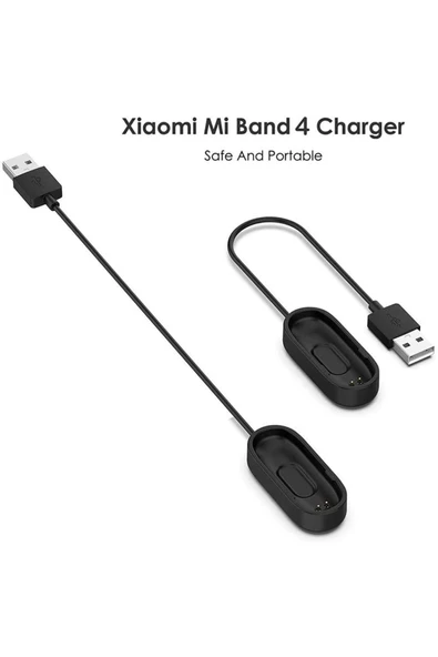 Mi Band 4 Akıllı Bileklik Usb Şarj Data Kablosu Şarz Aleti