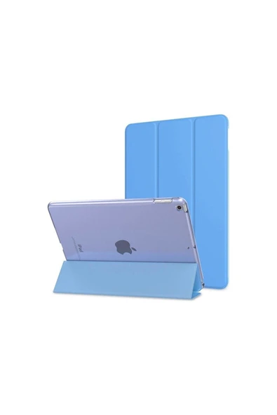 Apple iPad 7. 8. 9.nesil 10.2 Inç Uyumlu Yatay Standlı Uyumlu P.c Arka Kapak Uyku Modlu Smart Kılıf