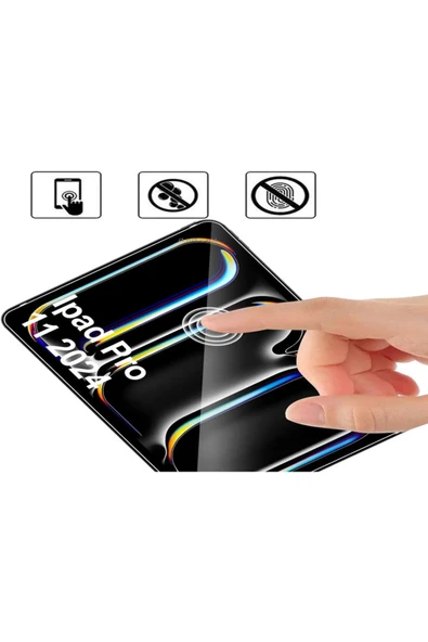 iPad Pro 13” inç 2024 (M4 Çip) Uyumlu Tablet Nano Ekran Koruyucu - 3