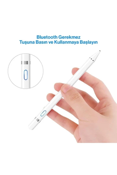 Dokunmatik Kalem Tüm Cihazlar Ile Uyumlu Tablet Ve Telefonlar Için Hassas Yazı & Çizim Kalemi - 2