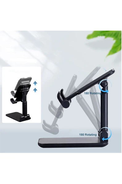Taşınabilir Metal Tablet & Telefon Standı - 3