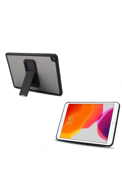 ıPad Air 4 Air 5 Air 6.Nesil 10.9 inç ile Uyumlu Kılıf Standlı Transparan Tasarım Tablet Kılıfı
