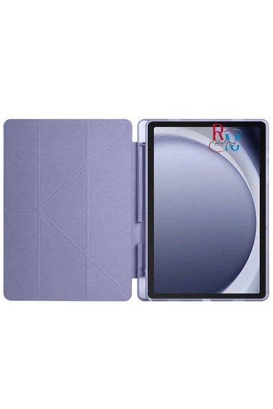 Samsung Galaxy Tab S9 Plus 12.4 inç Uyumlu Standlı Kılıf Dokunmatik Kalem ve Klavye Mouse 3 lü Set - 2