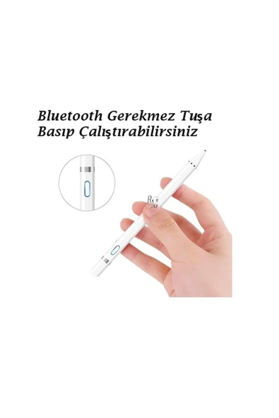 Samsung Galaxy Tab A7 lite T220/T225 ile Uyumlu Kalem Yüksek Hassasiyetli Dokunmatik Ekran Kalemi - 2