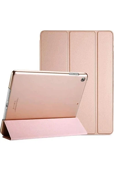 Apple iPad 7. 8. 9.nesil 10.2 Inç Uyumlu Yatay Standlı Sert P.c Arka Kapak Uyku Modlu Smart Kılıf