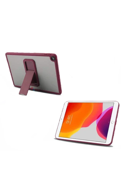ıPad Air 4 Air 5 Air 6.Nesil 10.9 inç ile Uyumlu Kılıf Standlı Transparan Tasarım Tablet Kılıfı