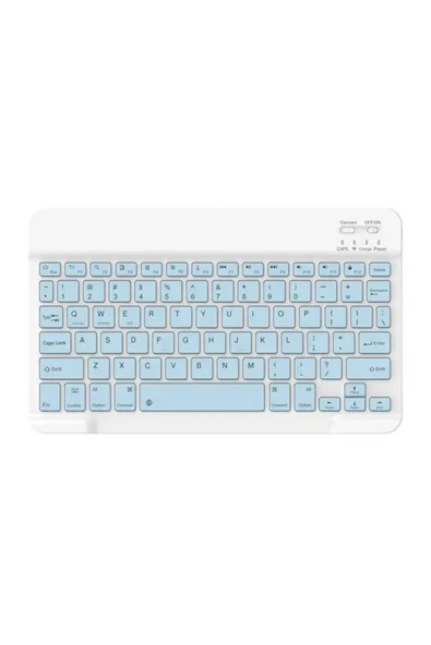 iPad 7.Nesil 8.Nesil 9.Nesil 10.2 inç Bluetooth Özellikli Kalem Bölmeli Klavyeli Kılıf - 2