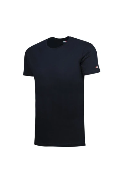Erkek Lacivert Basic T-shirt