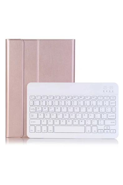 Samsung Galaxy TabA8 10.5 SmX200X205-X207 Uyumlu Bluetooth Özellikli Türkçe Q Klavyeli Tablet Kılıfı