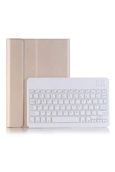 Samsung Galaxy TabA8 10.5 SmX200X205-X207 Uyumlu Bluetooth Özellikli Türkçe Q Klavyeli Tablet Kılıfı