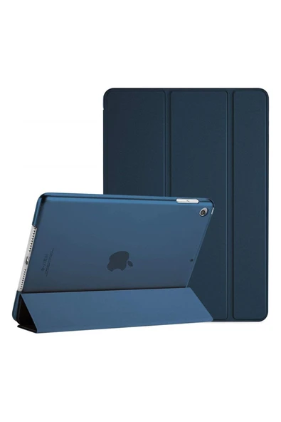 Ipad 7. 8. 9. Nesil 10.2 Uyumlu Kılıf Smart Case Yatay Standlı 360 Tam Koruma Kılıf - 1