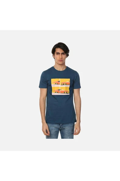 The Car Erkek Baskılı T-shirt