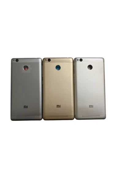AXYA Xiaomi Redmi 3S Kasa Kapak Gümüş Gri