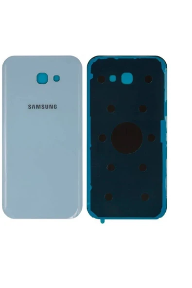 AXYA Samsung Galaxy A5 2017 SM-A520 Arka Kapak Pil Kapağı Mavi - 1