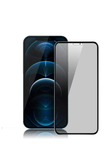 AXYA Iphone 7d Hayalet Ekran Koruyucu Gizli Ekran K. Iphone 11 Pro Uyumlu Beyaz