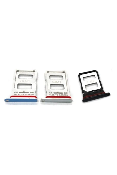 AXYA Xiaomi 12t Pro Sim Tepsisi Sim Tray Gümüş