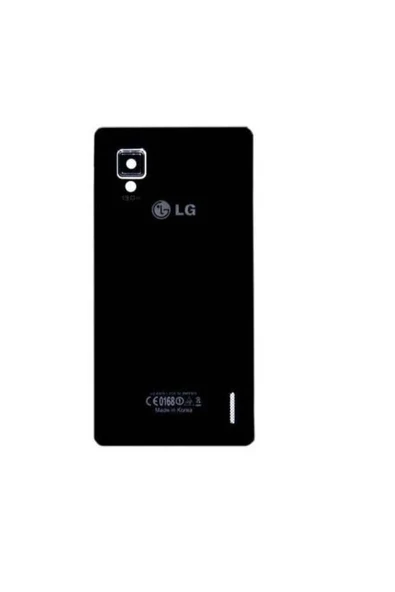 AXYA LG Optimus G E975 Arka Cam Kapak Pil Kapağı Siyah - Resim 2